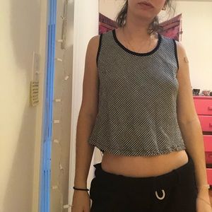 Vintage checkered top